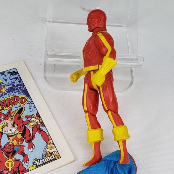 1985 Kenner DC Super Powers Red Tornado Vintage Original Action Figure With Cape - Picture 5 of 10